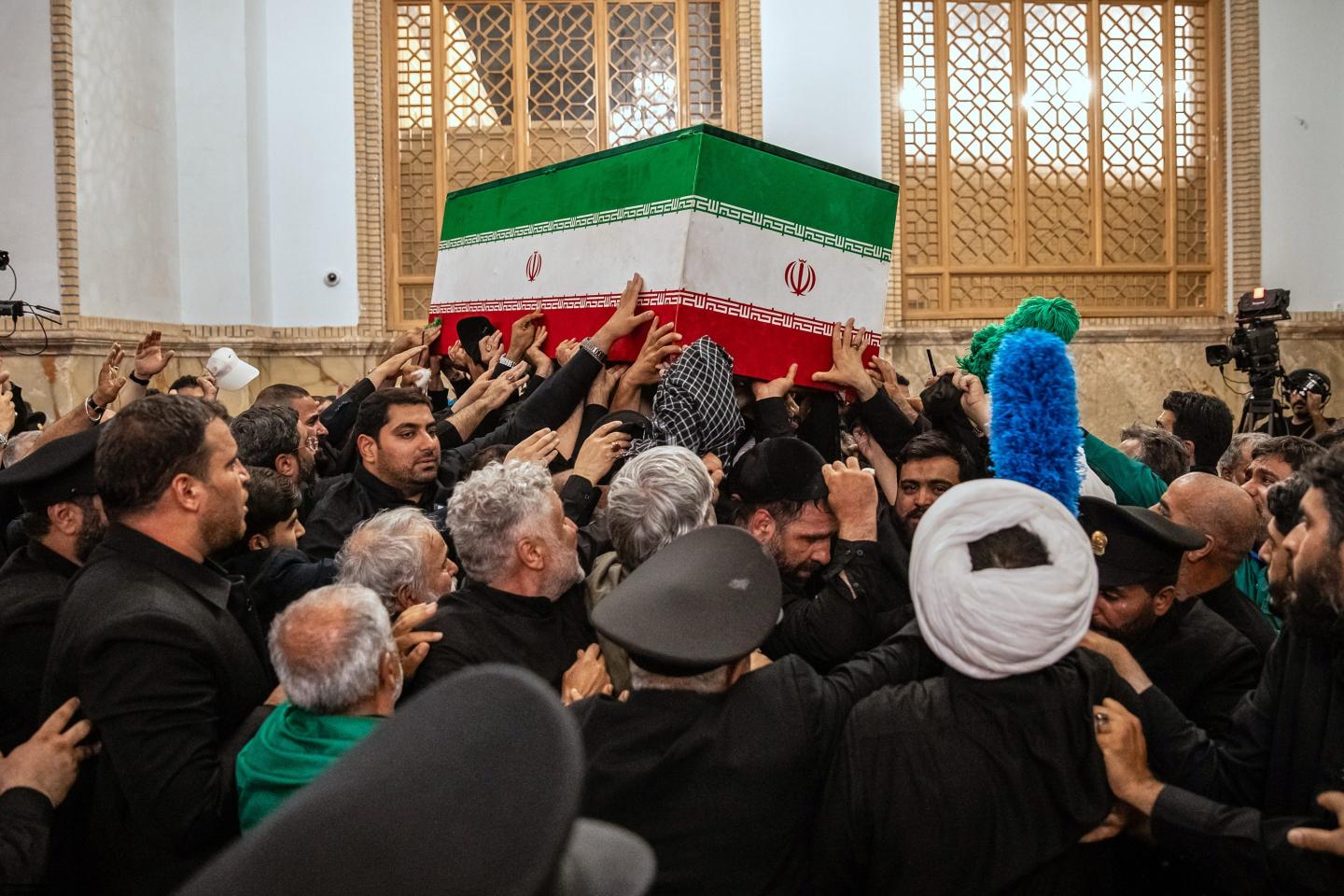 Iran’s supreme leader vows revenge for killing of his father after Trump threatens to launch thousands of missiles if Tehran tries to assassinate him