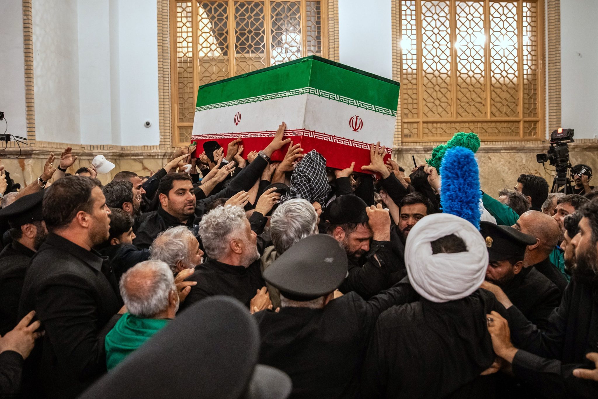 Iran’s supreme leader vows revenge for killing of his father after Trump threatens to launch thousands of missiles if Tehran tries to assassinate him