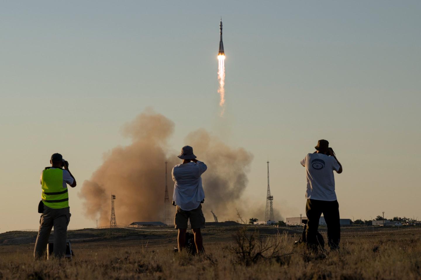U.S.-Russia space crew arrives at the ISS despite bitter space race past