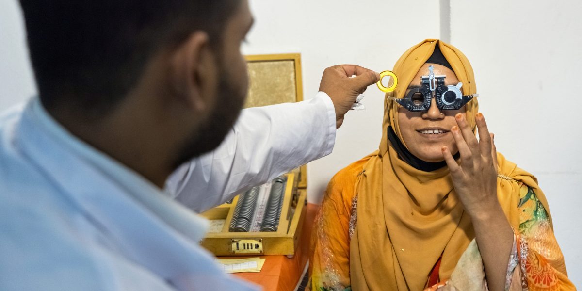Garment Workers Receive Glasses to Boost Productivity Garment Workers Receive Glasses to Boost Productivity