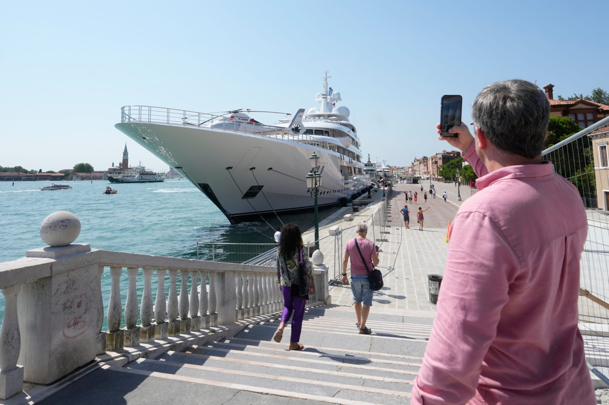 Trump’s billionaire envoy to Italy is on ‘coastal diplomacy’ tour with his super yacht, but it’s enraging people in Venice. ‘It’s gross’