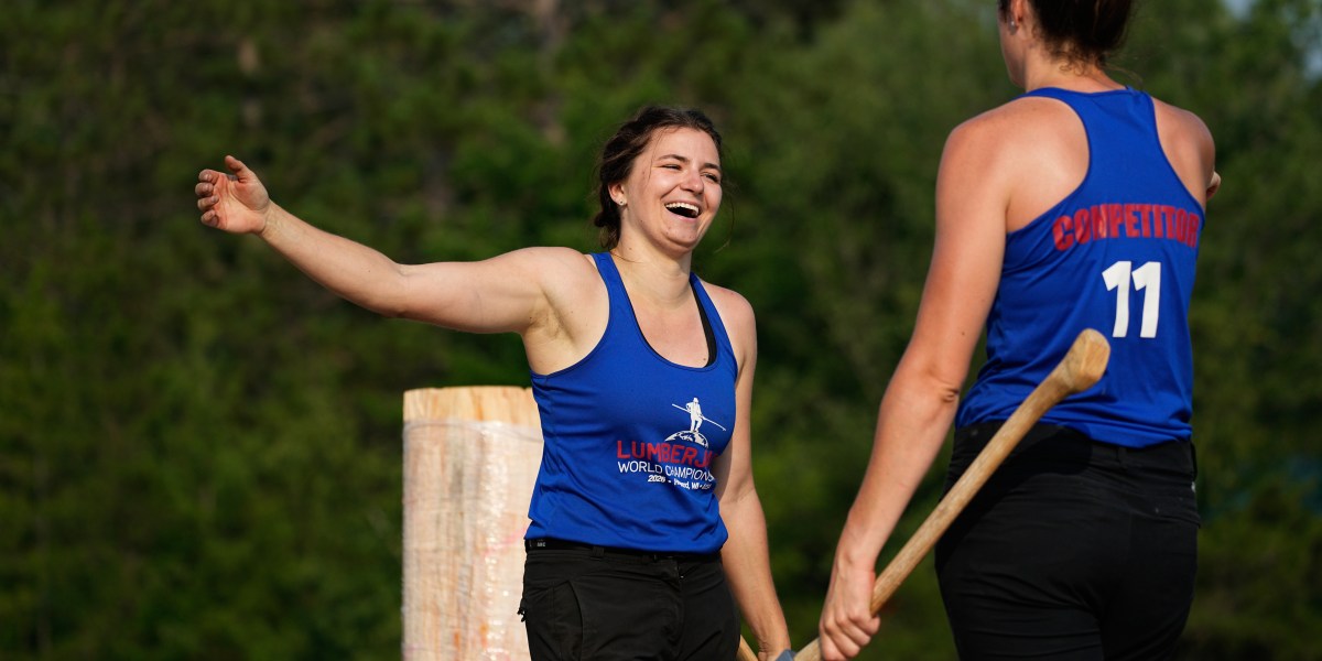 Three women’s world records set at Lumberjack World Championships in Wisconsin Three women’s world records set at Lumberjack World Championships in Wisconsin