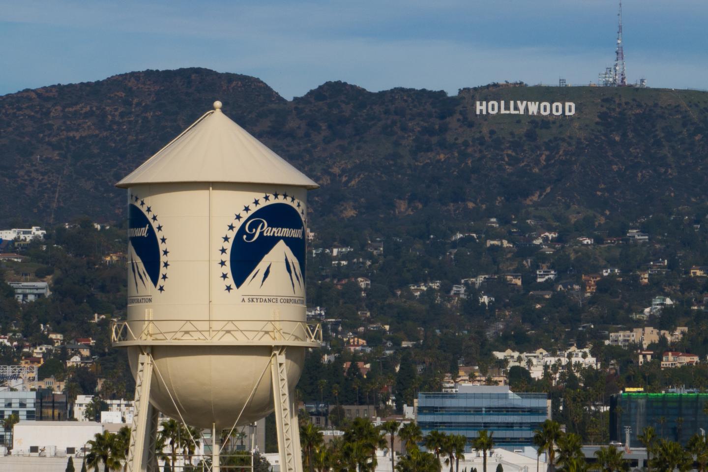 Paramount water tower