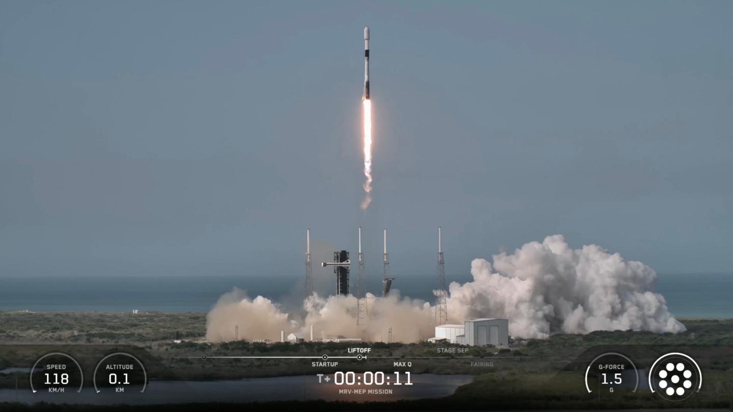 Northrop Grumman launches private robot mission to strap jetpacks on aging satellites