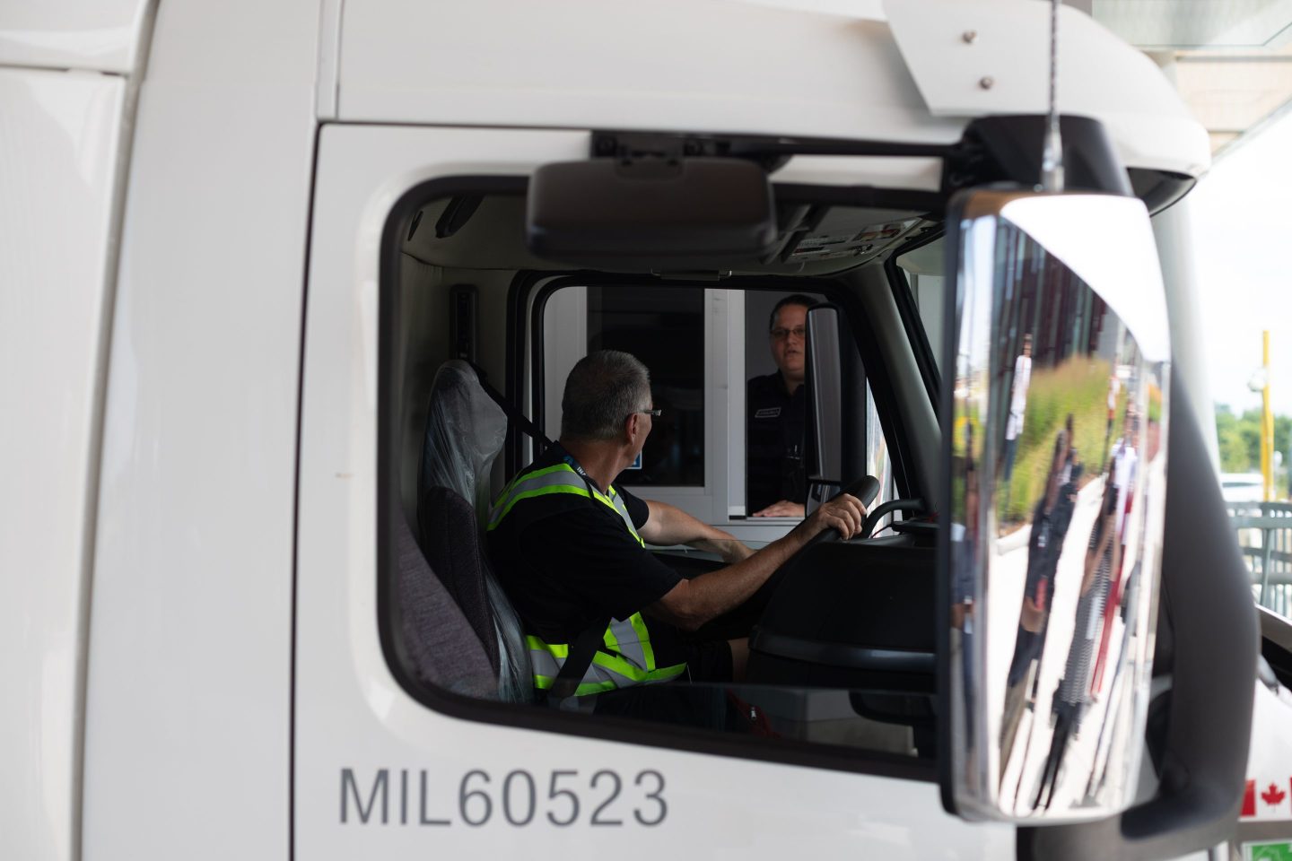 Photo of truck driver