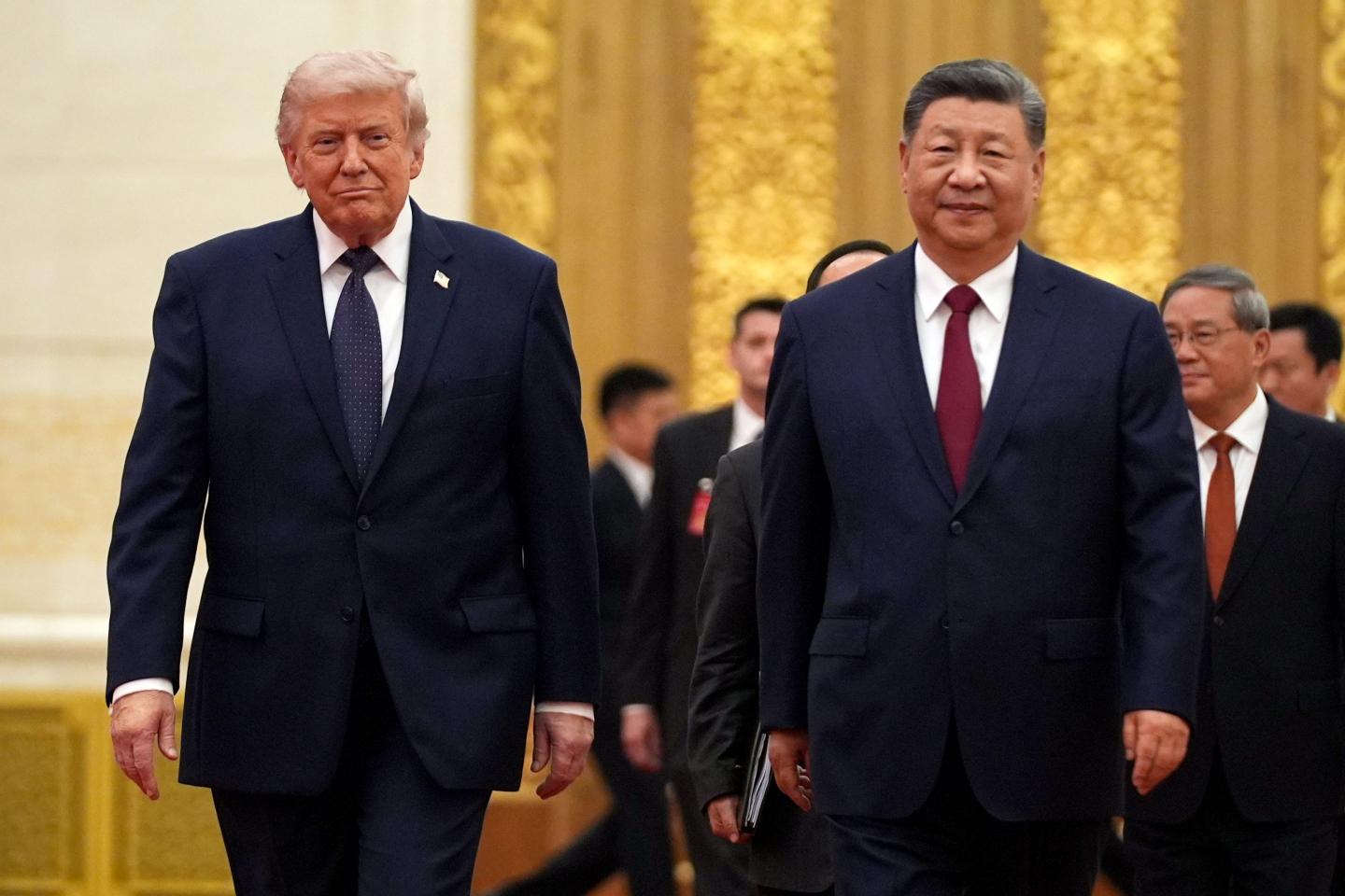 Photo of Trump and Xi Jinping