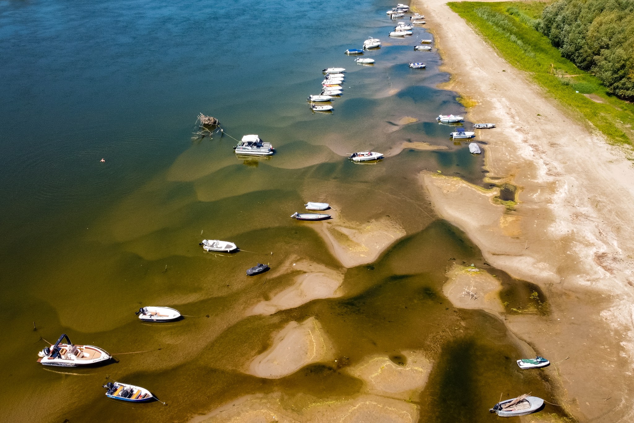 The Dry Danube: Europe’s legendary river got so low that a cruise ship ran out of food and water