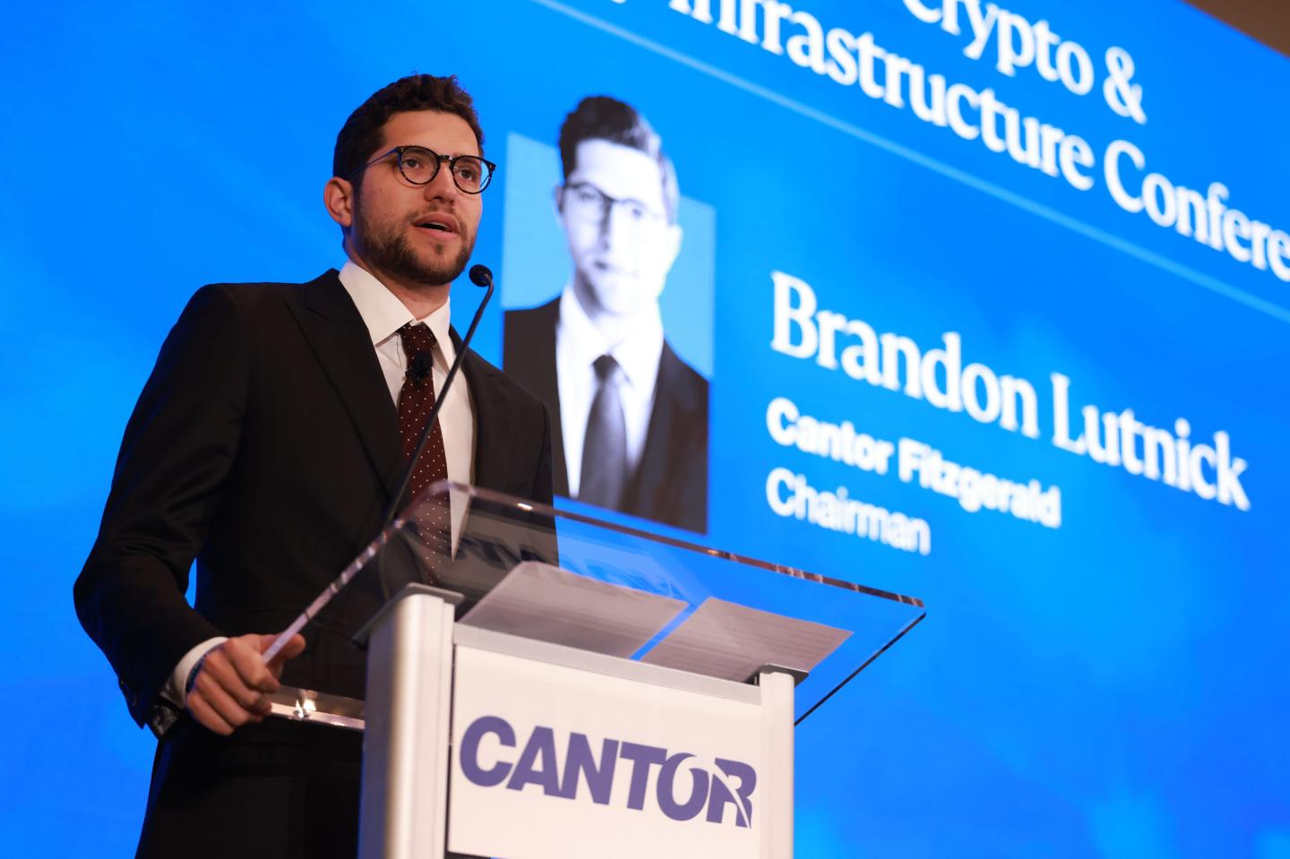Cantor Chairman Brandon Lutnick