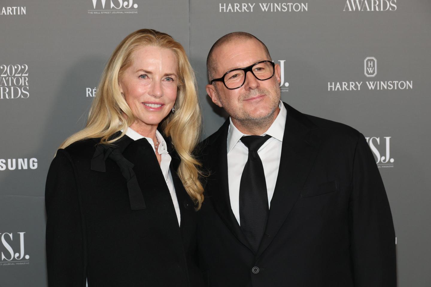 Jony Ive (left), formerly with Apple and now with OpenAI, standing next to Laurene Powell Jobs, the widow of Apple founder Steve Jobs, at an event in 2022.