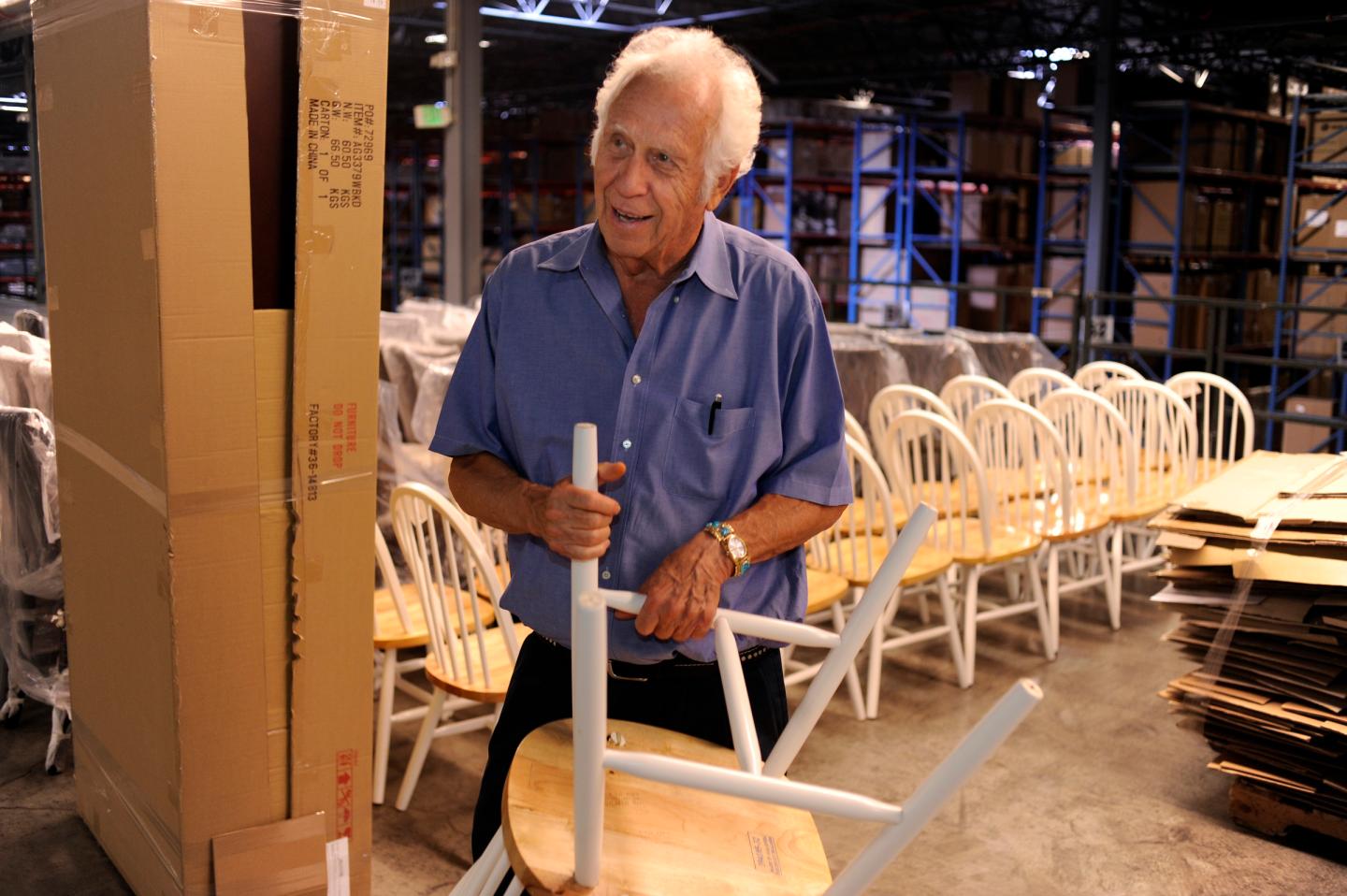 This CEO once bought a bankrupt furniture company for $80,000. At 95, he’s now given away millions