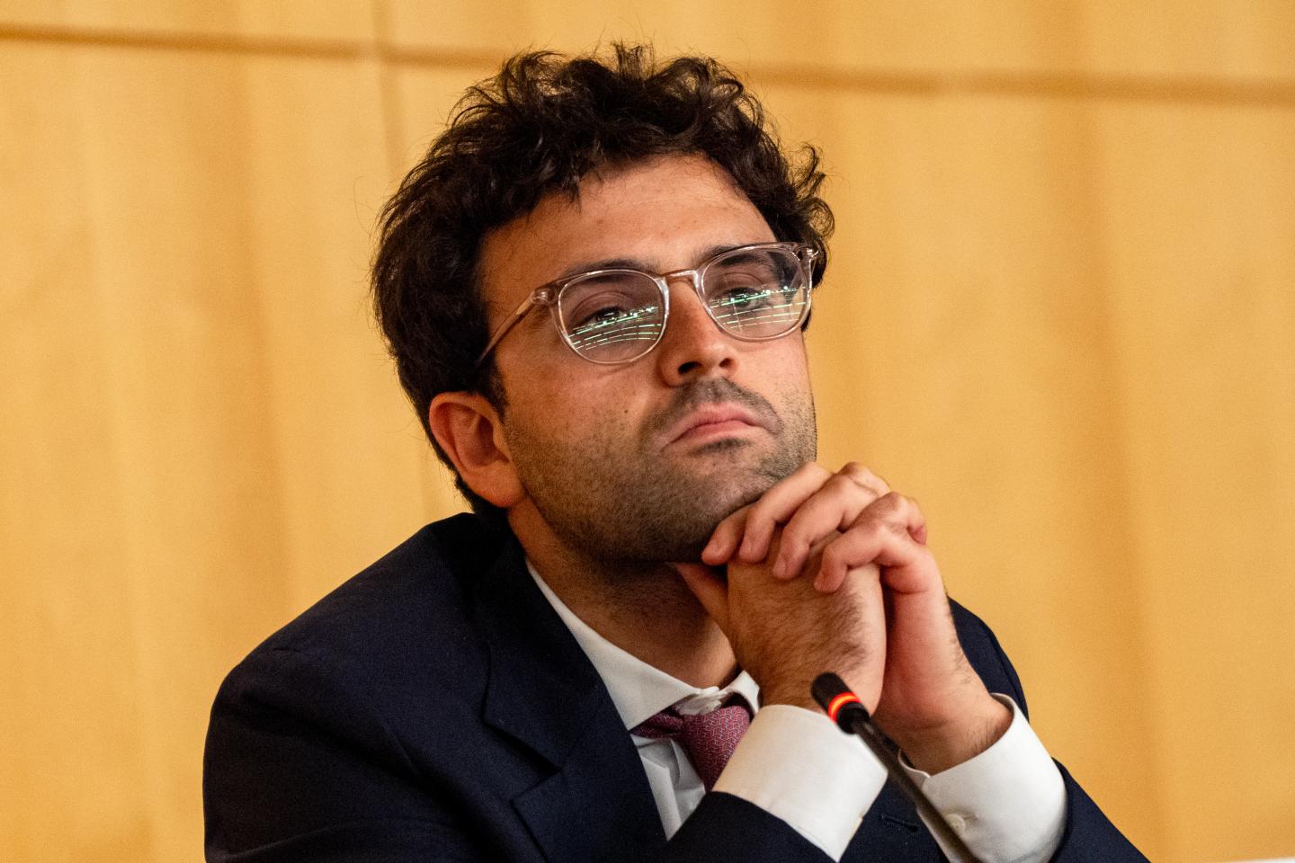 Tarek Mansour, co-founder of Kalshi, in Washington, D.C. on Sept. 29, 2025. (Photo: Kent Nishimura/Bloomberg/Getty Images)