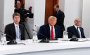 Trump, Sam Altman, and Demis Hassibis at the G7.
