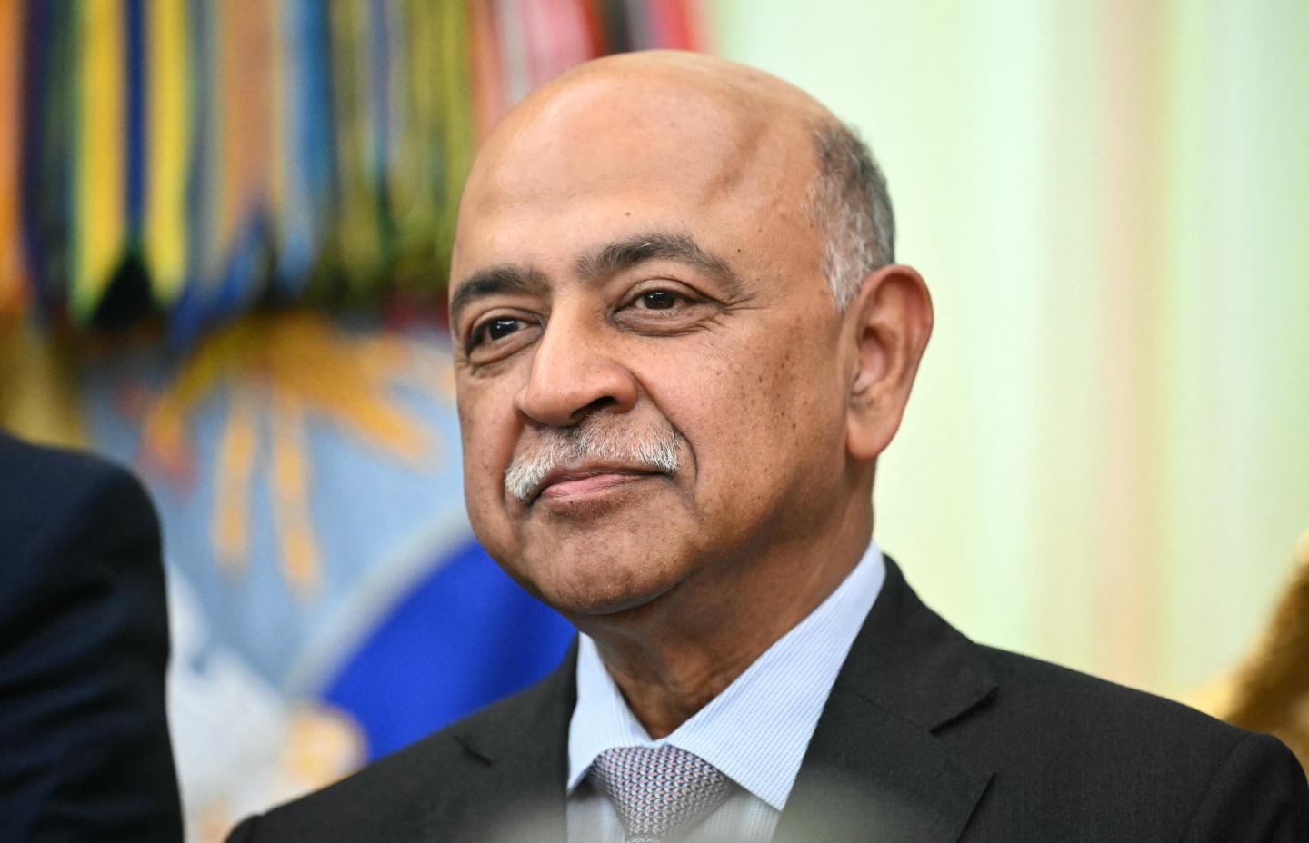 IBM CEO Arvind Krishna looks on as U.S. President Donald Trump signs an executive order in the Oval Office of the White House in Washington, DC, on June 22, 2026. (Photo: Mandel Ngan/AFP/Getty Images)