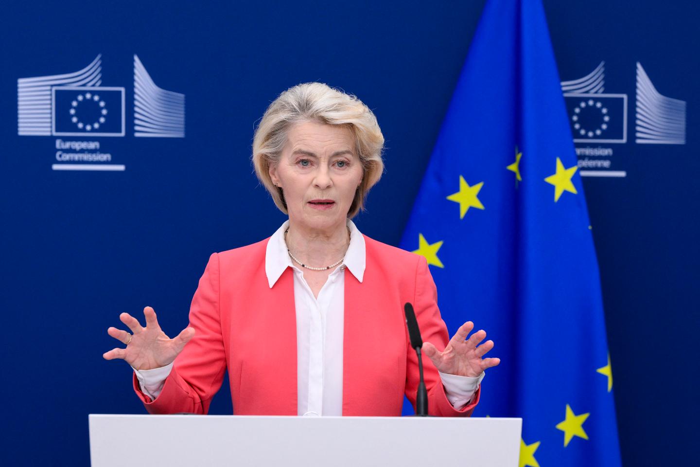 European Commission President Ursula von der Leyen in Brussels on July 13, 2026. (Photo: John Thys/AFP/Getty Images)