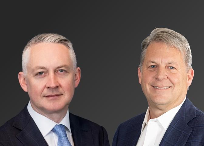 Paul Keary (L) and Mike Sutcliff (R).