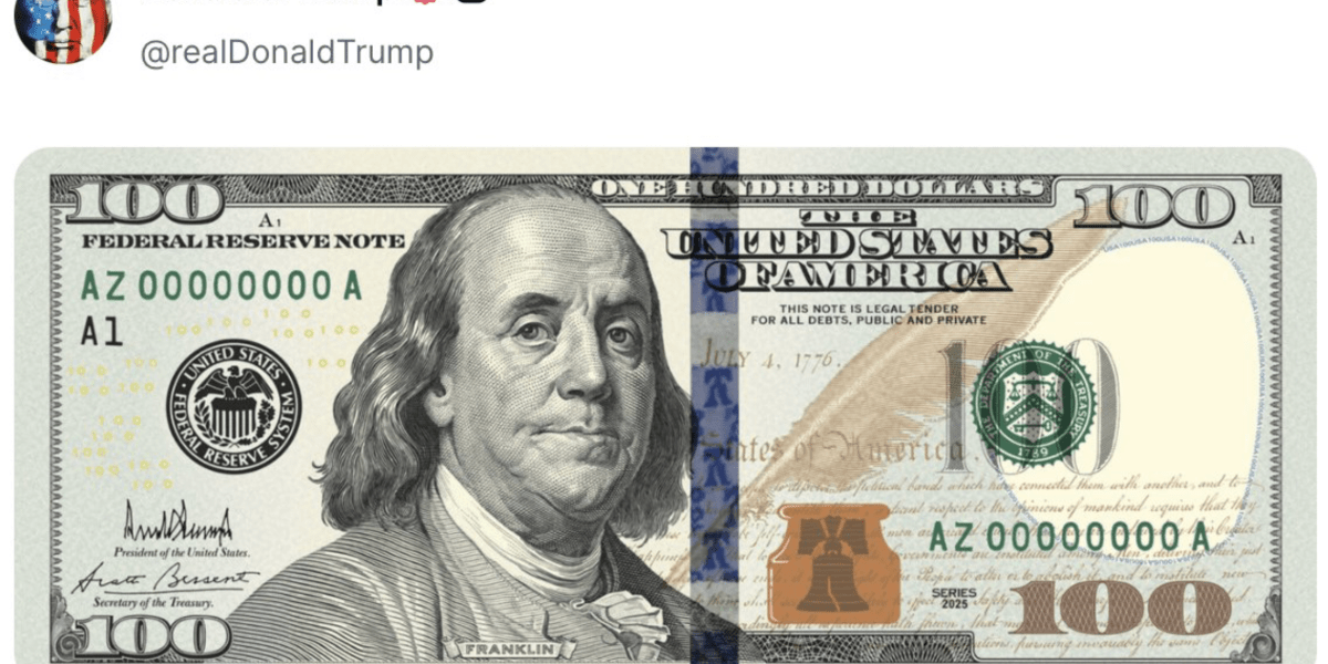 Treasury rolls out currency signed by Trump for Fourth of July
