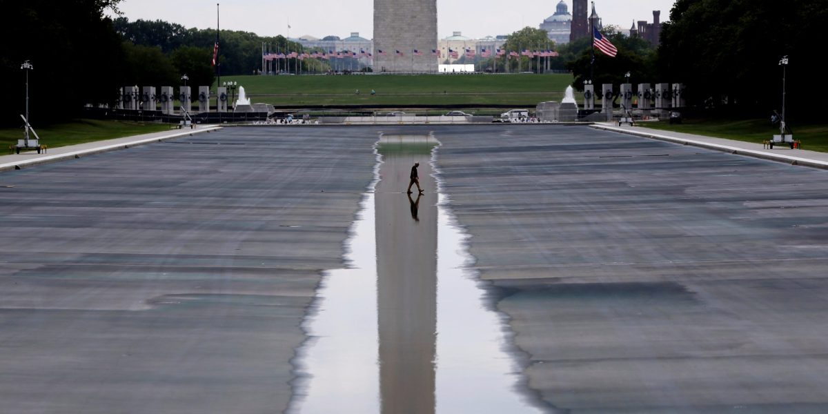 Trump blasts Pirro after she admitted Reflecting Pool damage was caused by botched installation Trump blasts Pirro after she admitted Reflecting Pool damage was caused by botched installation