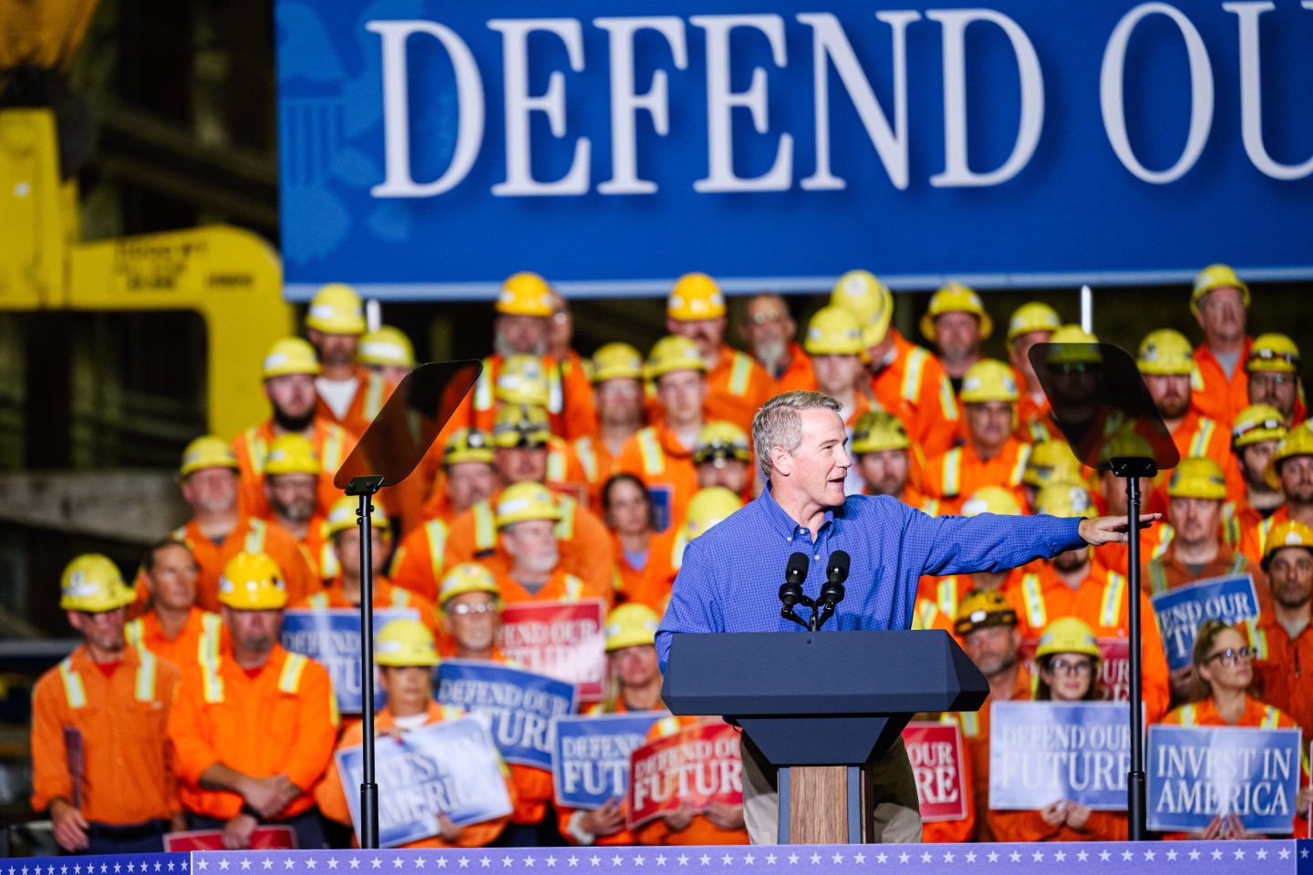Sen. Jon Husted of Ohio is running for reelection as Trump’s trade war with Canada escalates.