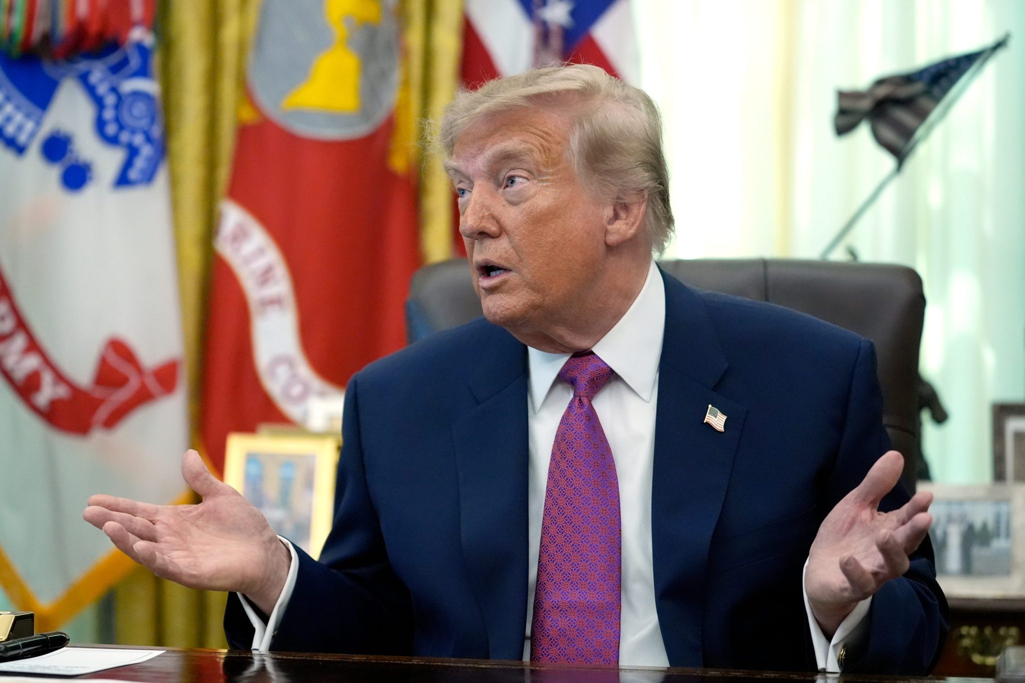 ‘I don’t have to announce everything, do I?’ Trump bristles at questions over blocked Hormuz, sanction-free China
