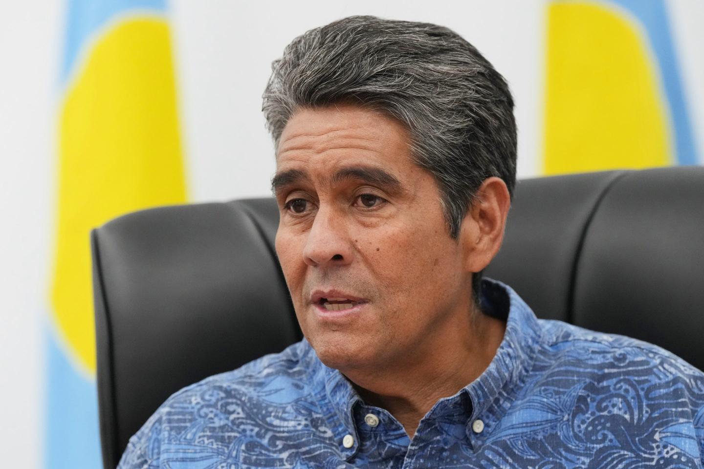 Photo of Palau's president