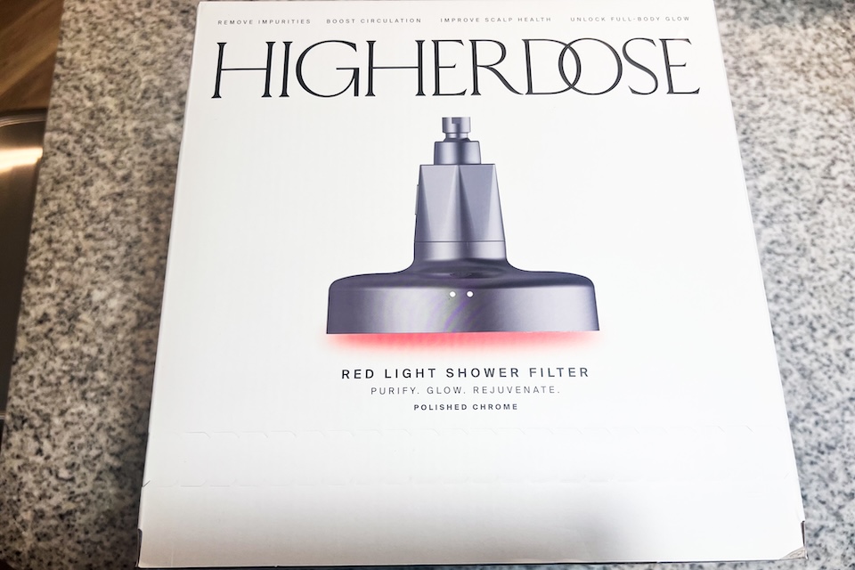 HigherDose Shower Head as Best Red Light Therapy Device for Hair Growth