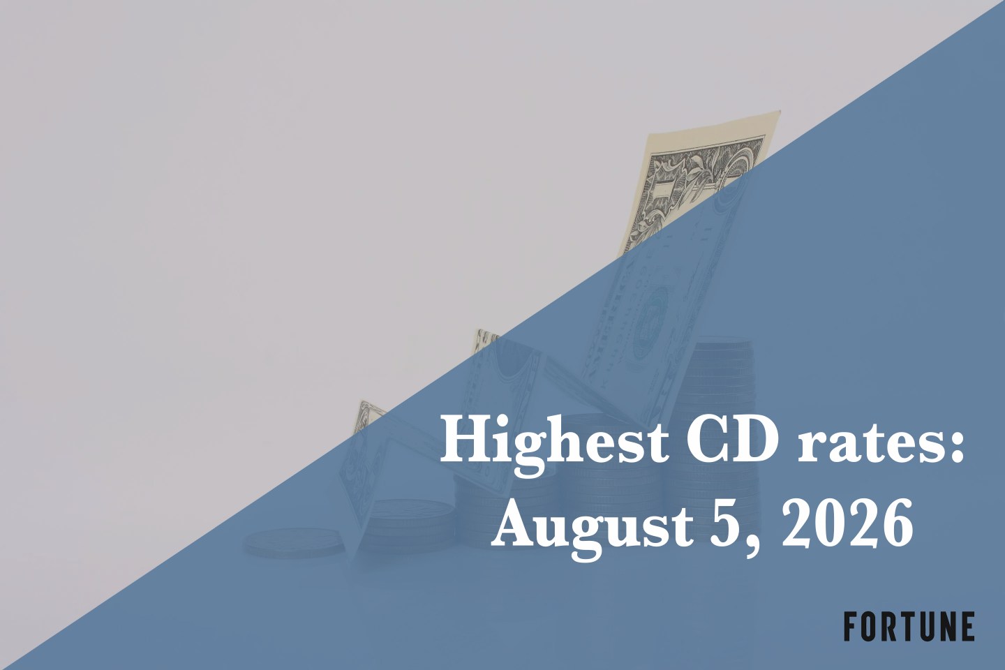 Top CD rates today, Aug. 5, 2026: Lock in up to up to 4.50%