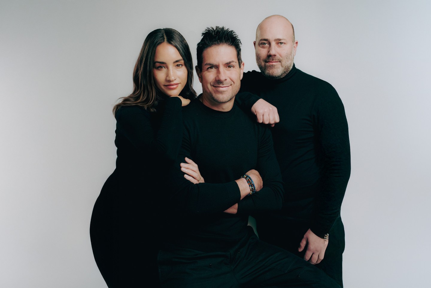 Matteo Franceschetti (CEO) center, Massimo Andreasi Bassi (CTO) right, and Alexandra Zatarain (VP of Brand and Marketing) left.