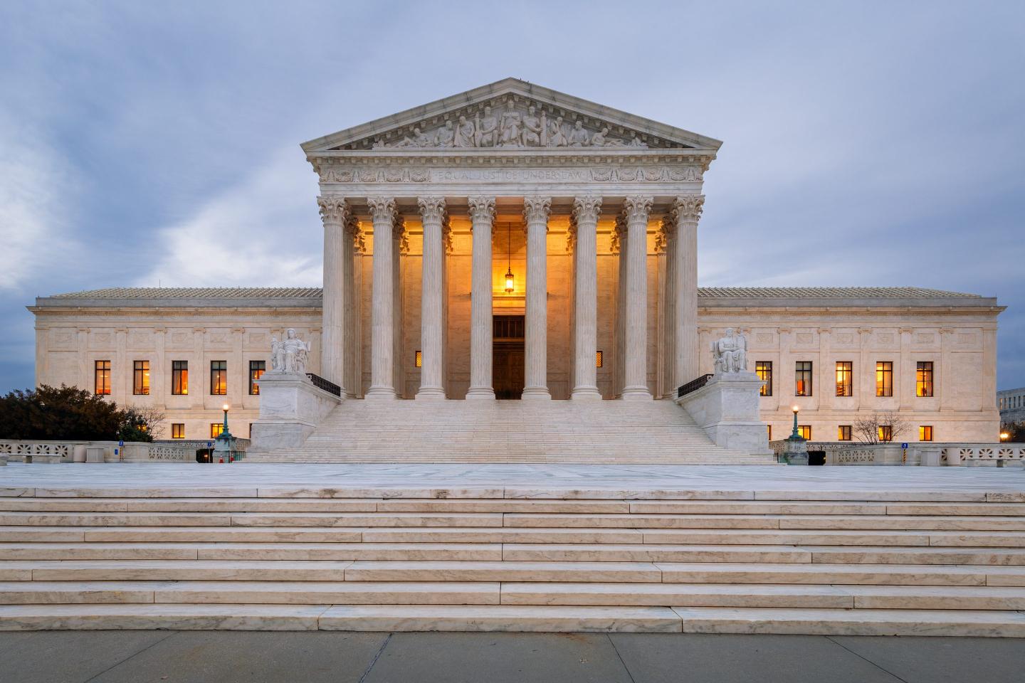 Steps to the United States Supreme Court.