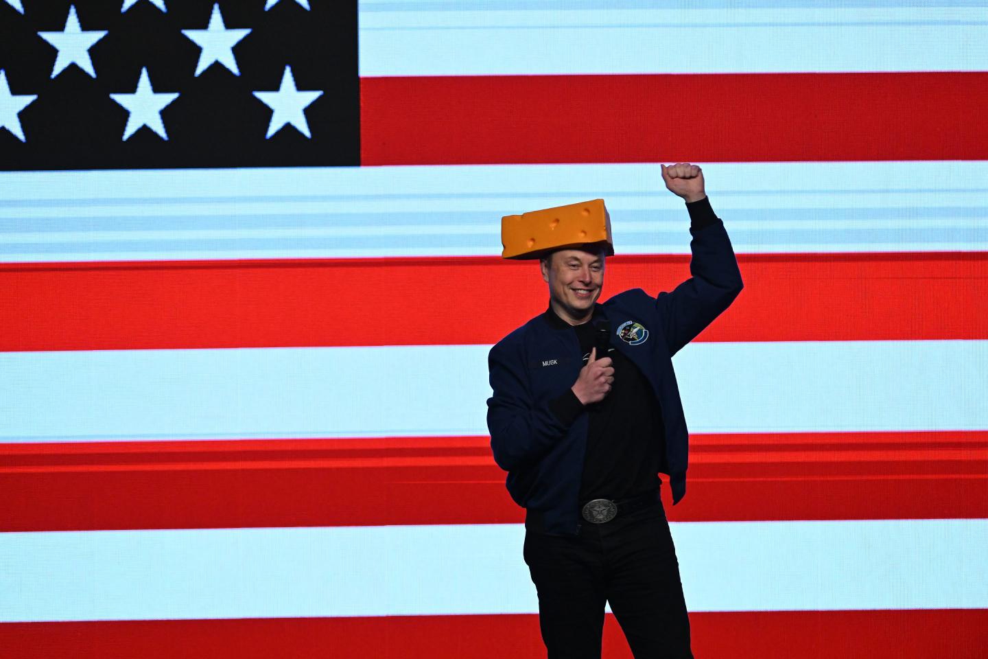 White House Senior Advisor, Tesla, and SpaceX CEO Elon Musk speaks during a Town Hall event at KI Convention Center.