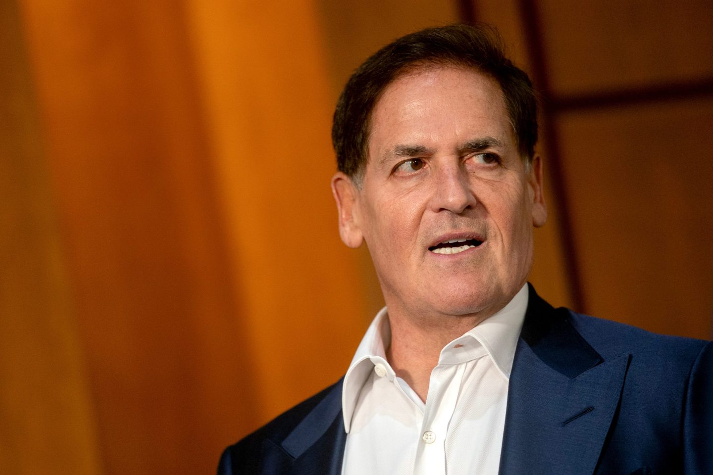 Mark Cuban, co-founder of Cost Plus Drugs, arrives for a Senate Special Committee on Aging hearing in Washington, DC, US, on Wednesday, Oct. 22, 2025.