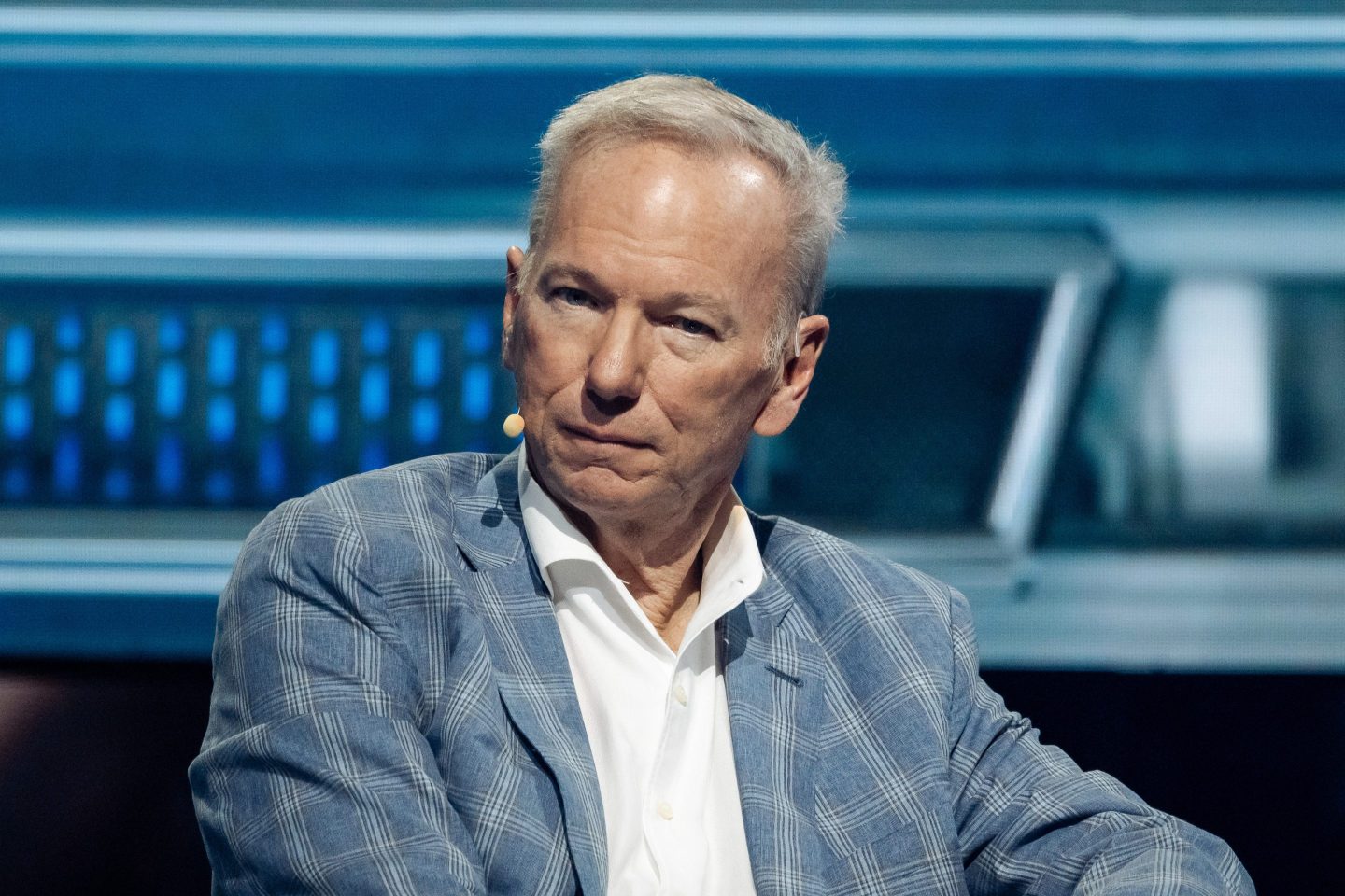 Eric Schmidt, chief executive officer of Relativity Space and former chief executive officer of Google, during the America Business Forum in Miami, Florida.