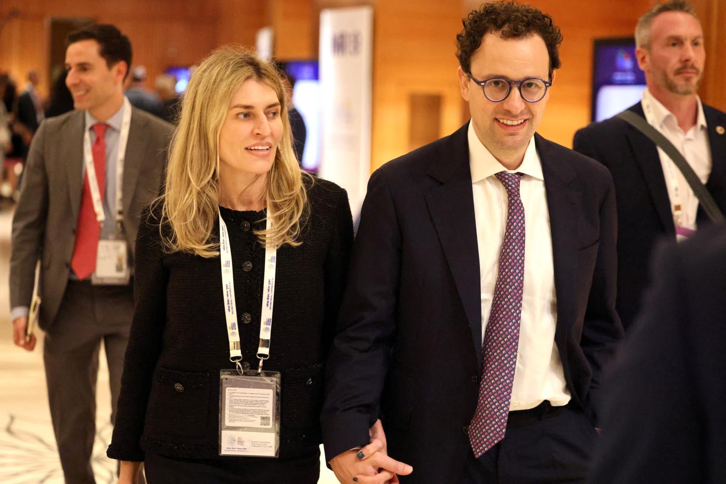 Photo: Anthropic CEO Dario Amodei and his wife Cami Clark.