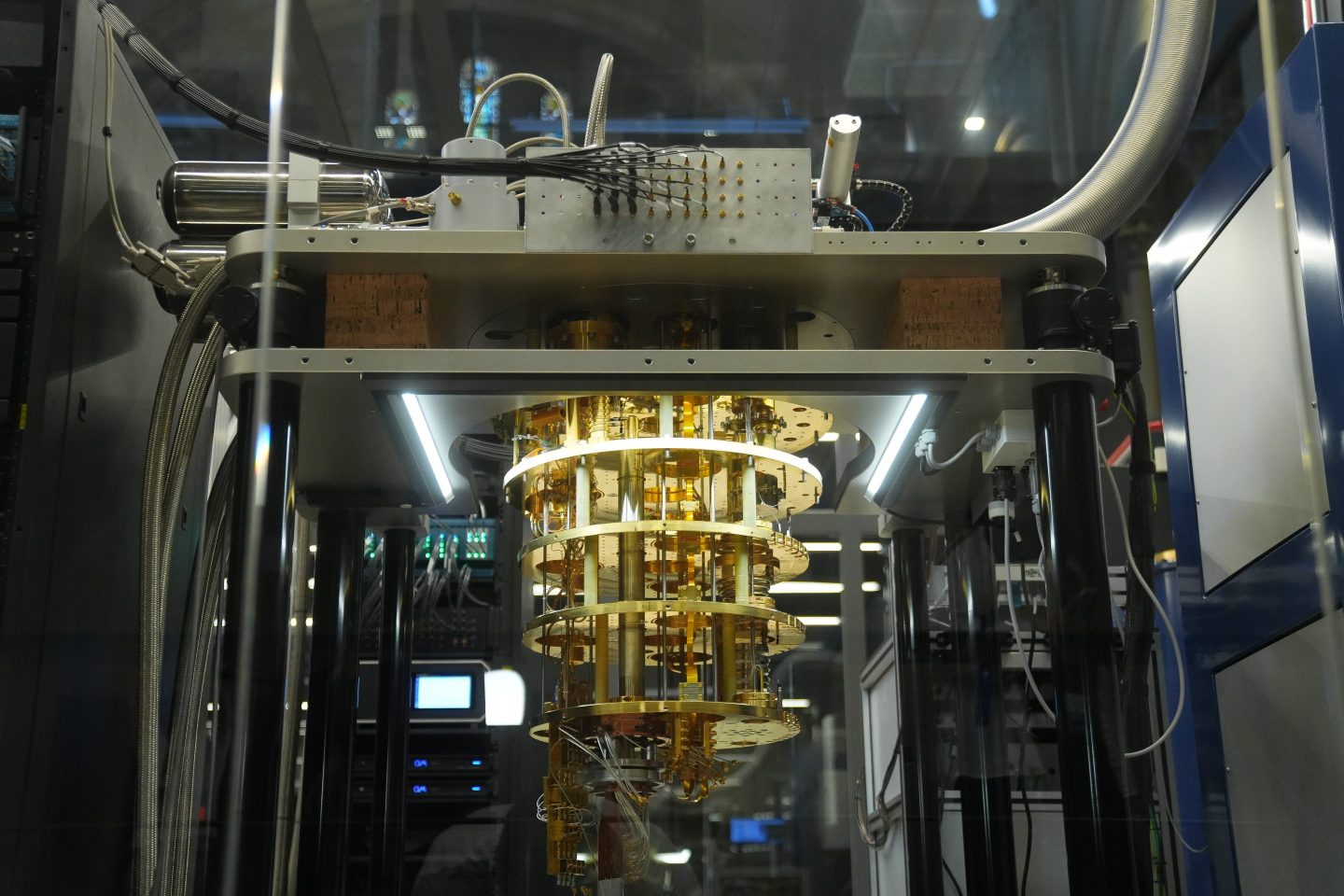 MareNostrum Ona quantum computer inside the Barcelona Supercomputing Center facilities, in Plaza Eusebi Guell, on 28 May, 2026 in Barcelona, Catalonia, Spain.