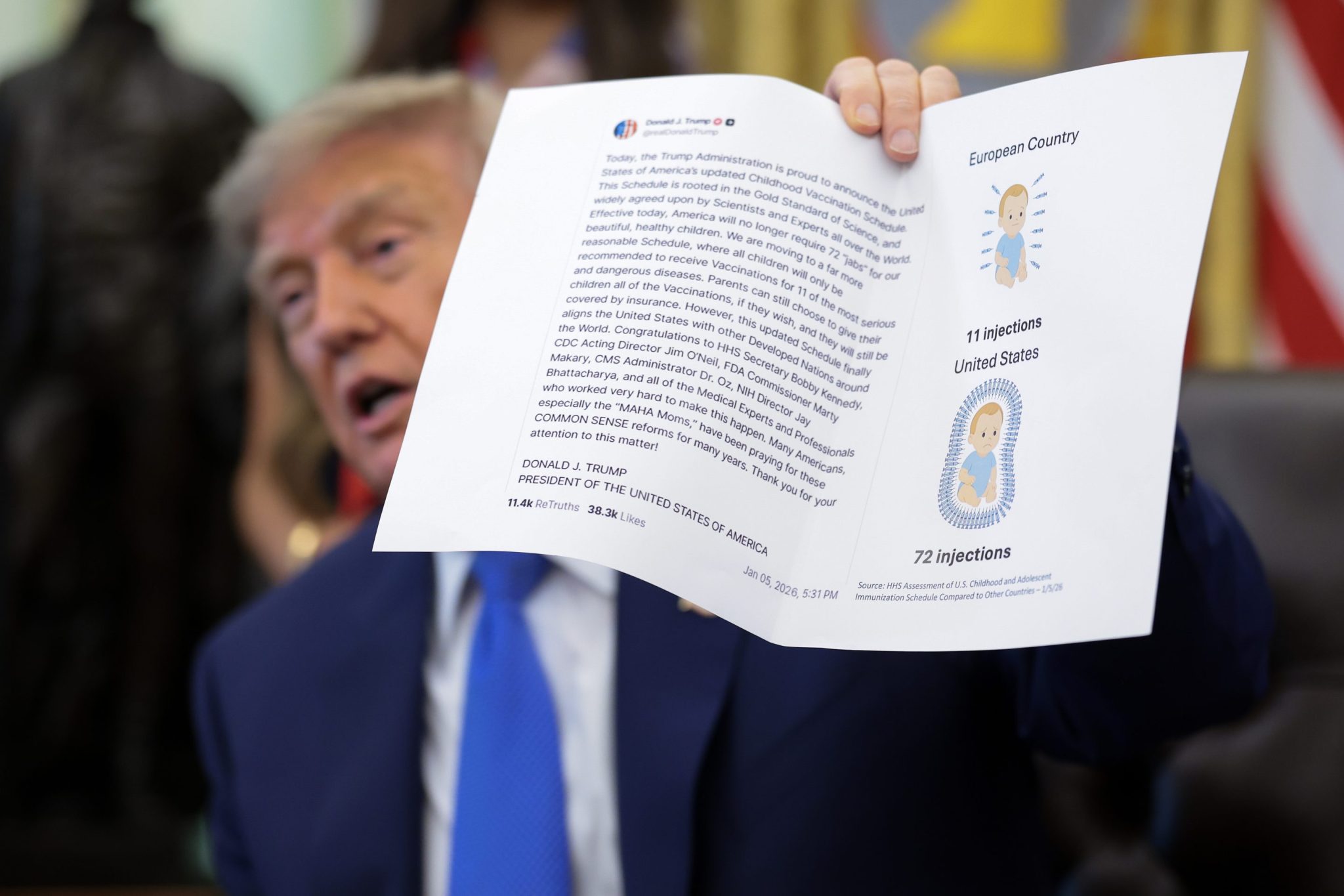 Trump sued over ‘selling priority access to news he himself generates for the benefit of a private company he controls’