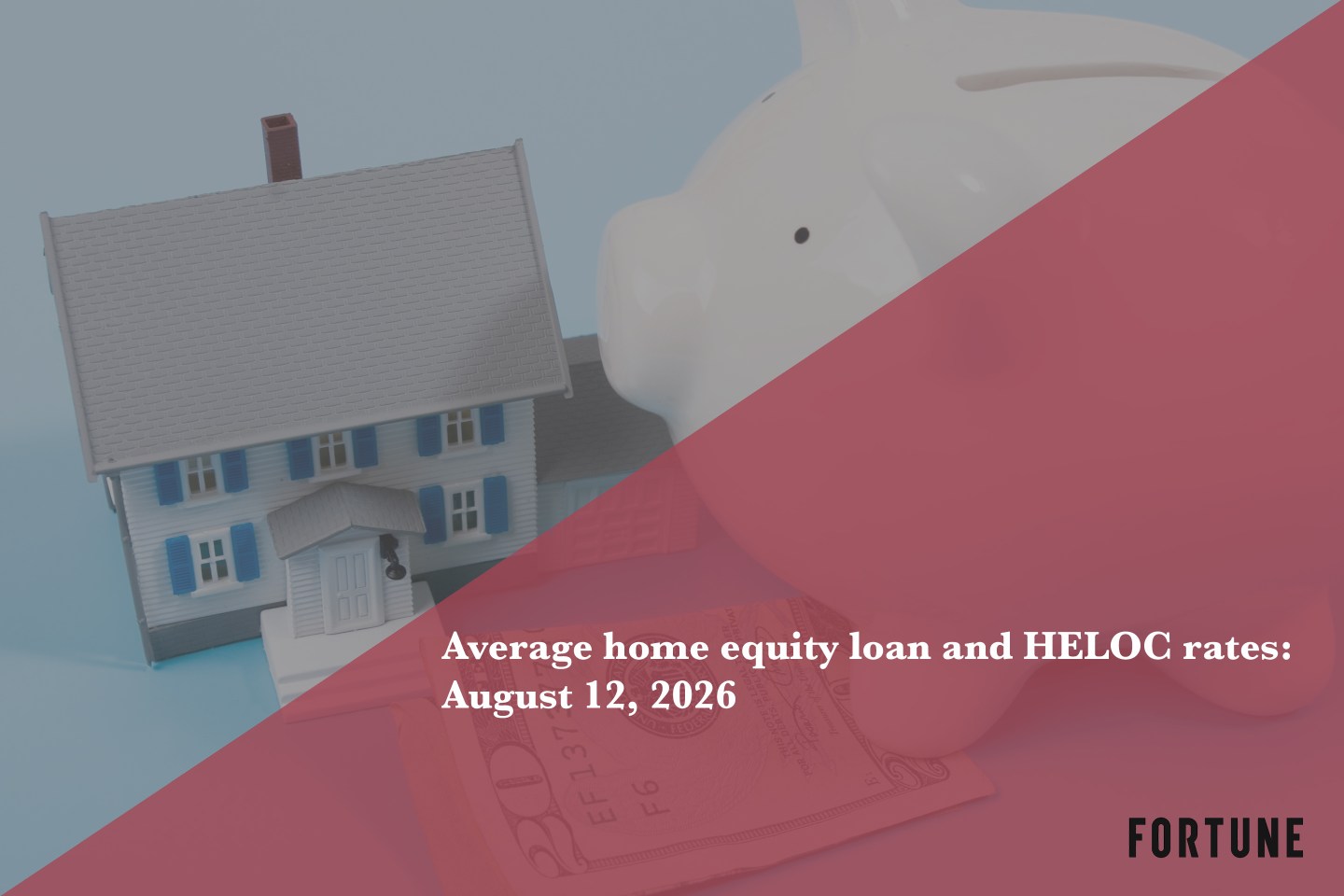 Home equity loan and HELOC rates: Aug. 12, 2026