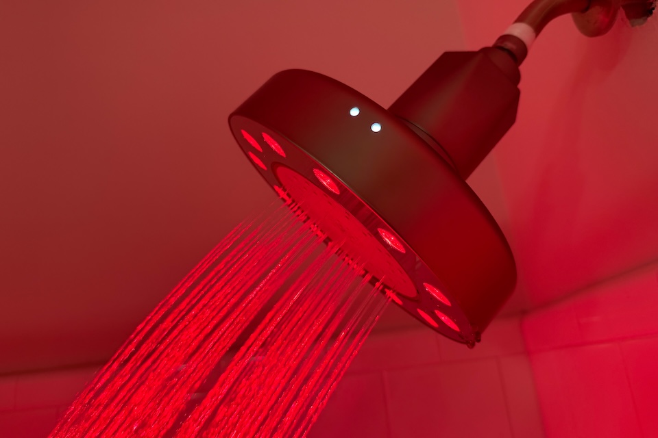 HigherDose Shower Head as Best Red Light Therapy Device for Hair Growth