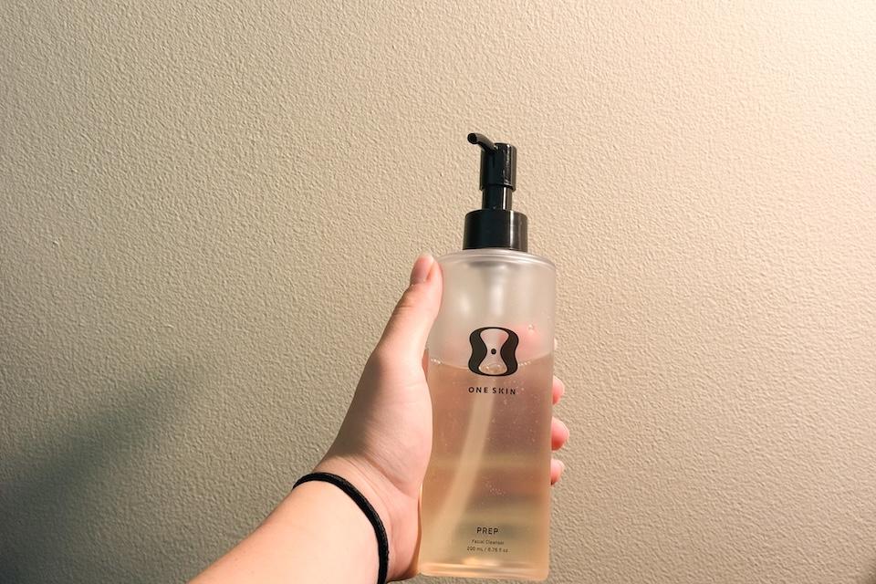 One Skin as the best face cleanser