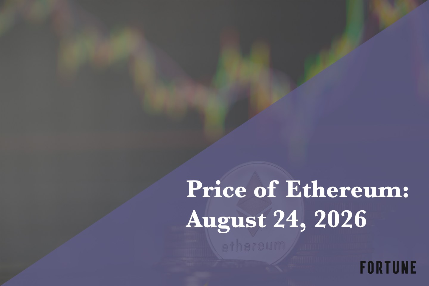 Current price of Ethereum for Aug. 24, 2026