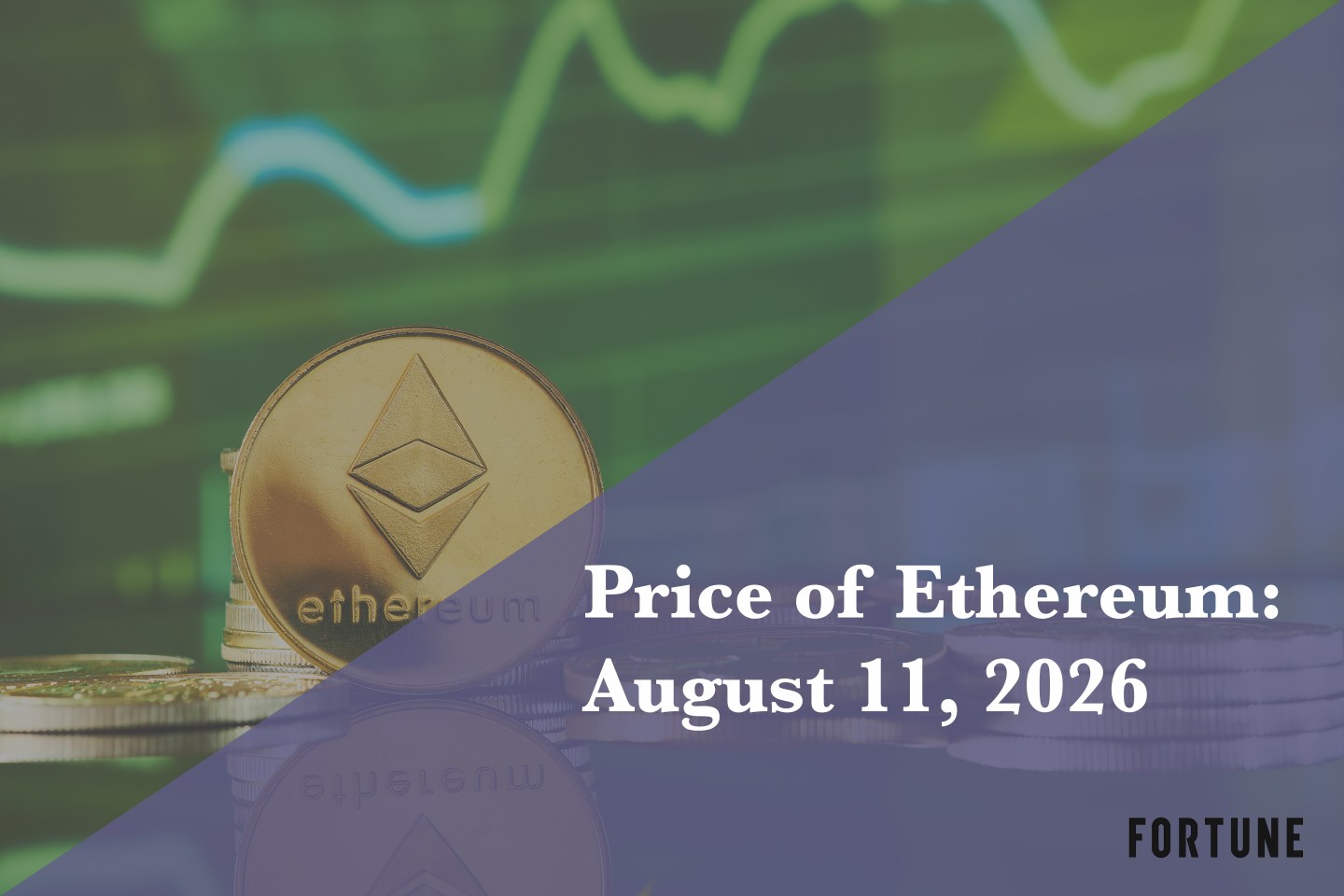Current price of Ethereum for Aug. 11, 2026
