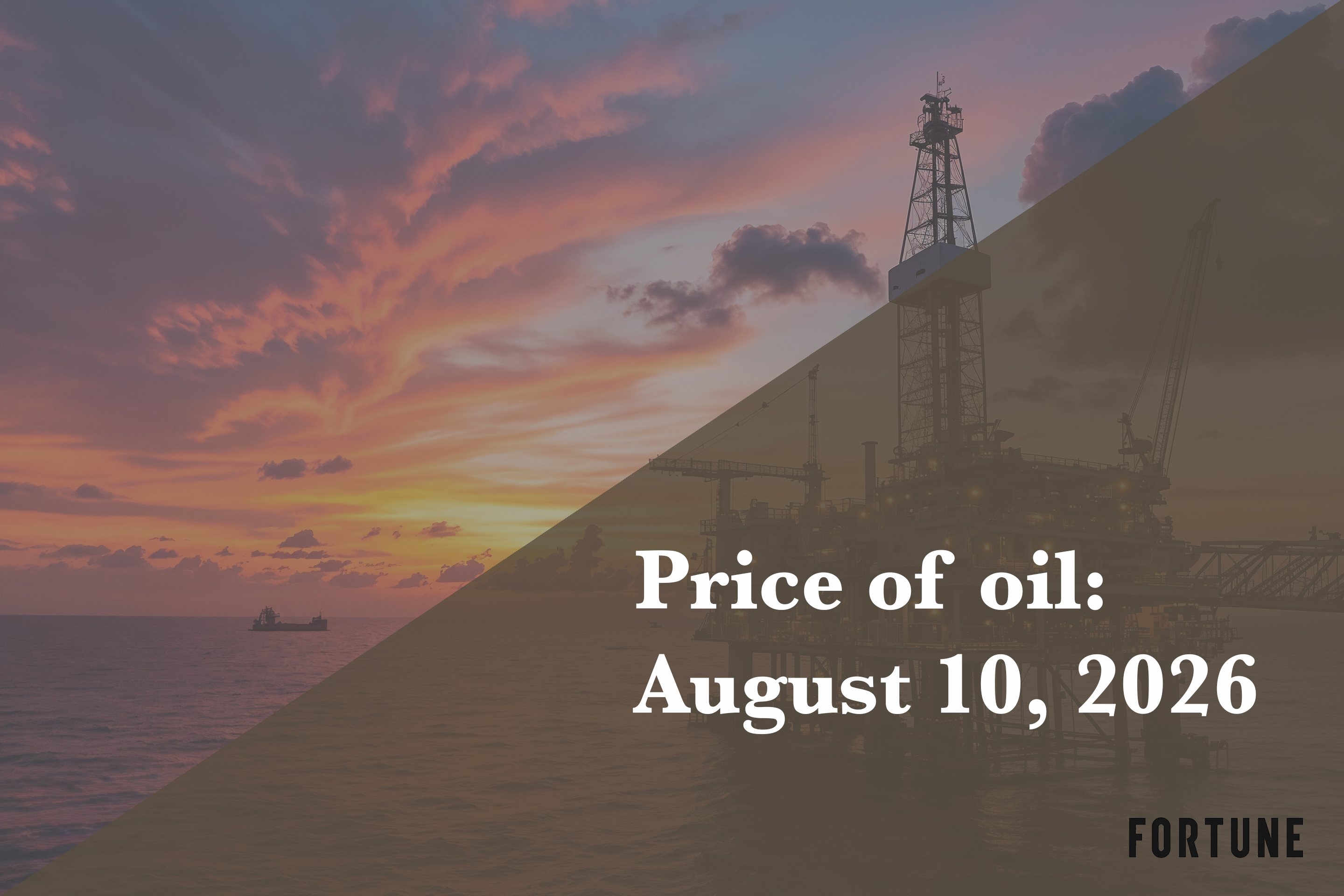 fortune.com - Joseph Hostetler - Current price of oil as of August 10, 2026
