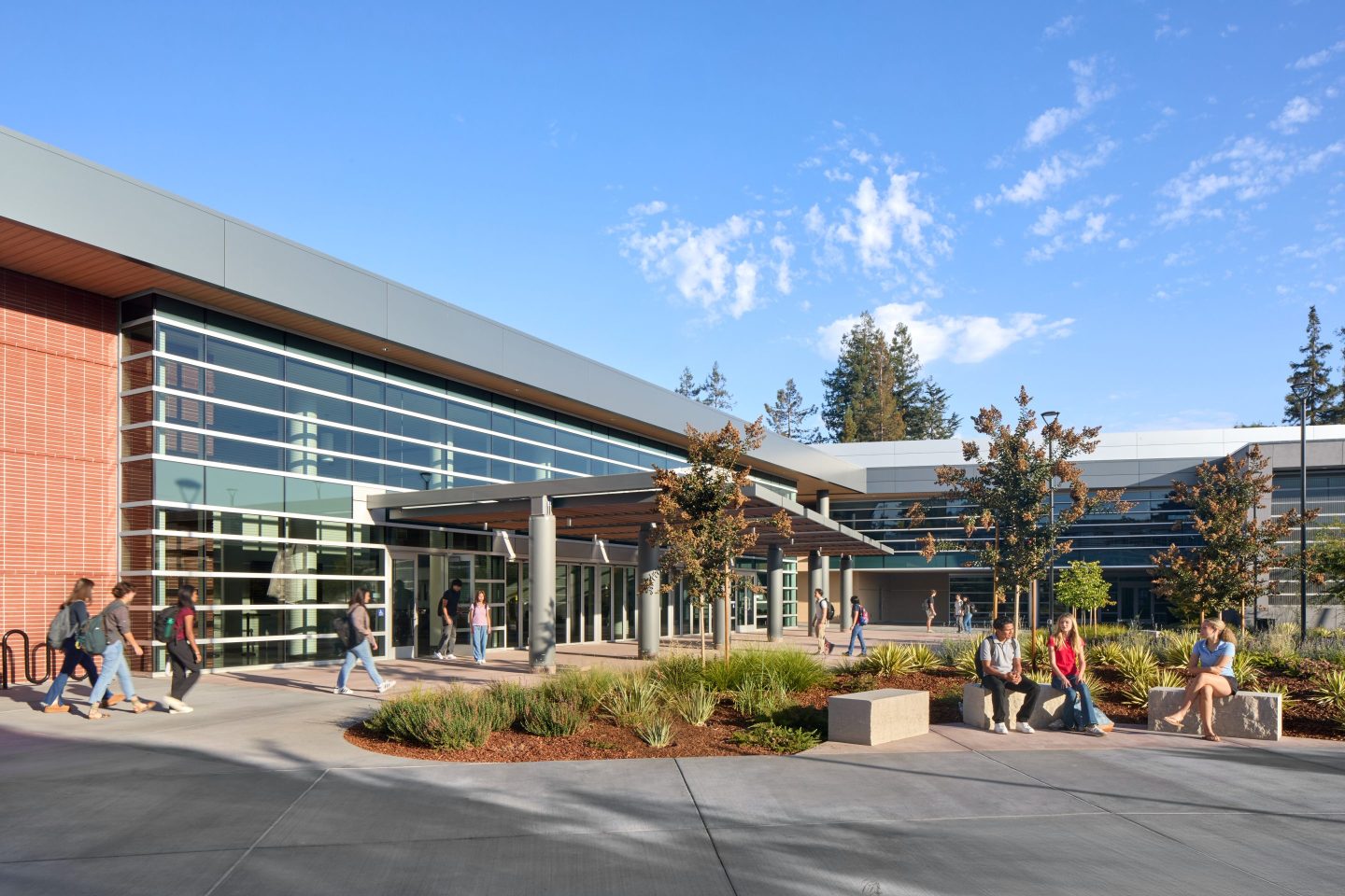 exterior of Saint Francis High School