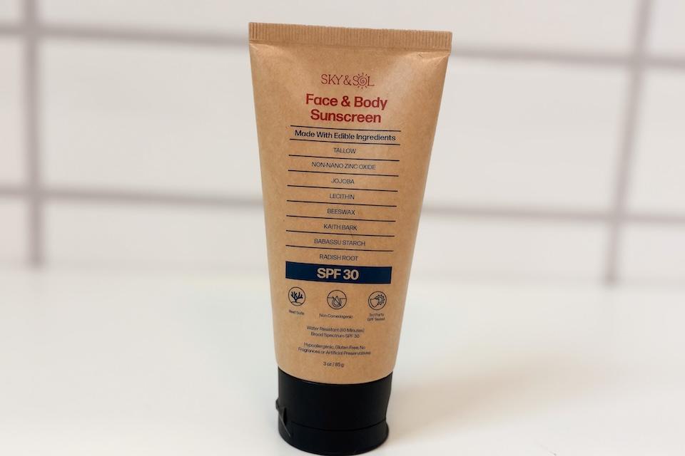 Sky and Sol as best mineral sunscreen