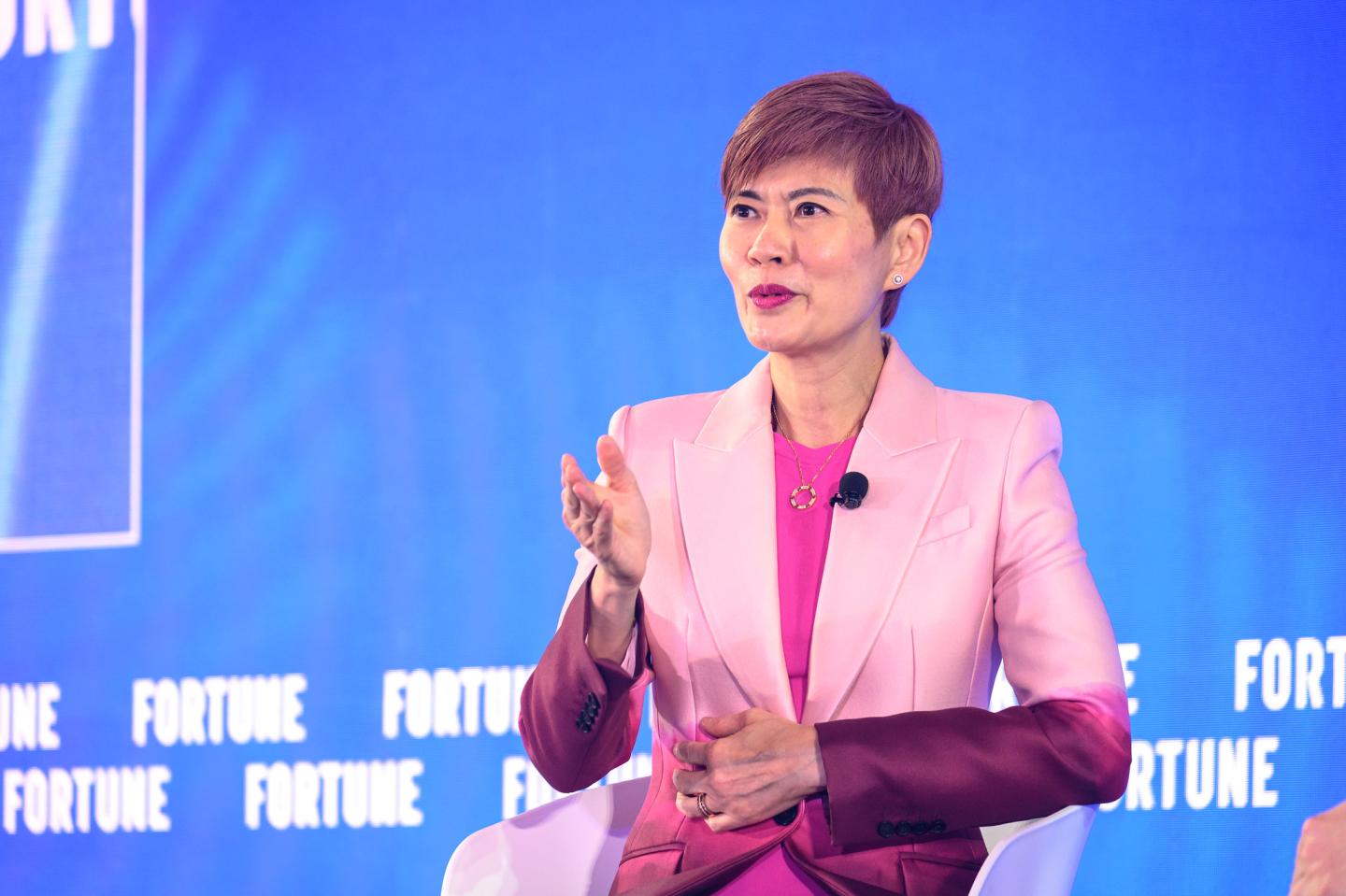 AS Watson Group CEO Malina Ngai speaks at the Fortune Leadership Forum in Macau on Sept. 8 2026.