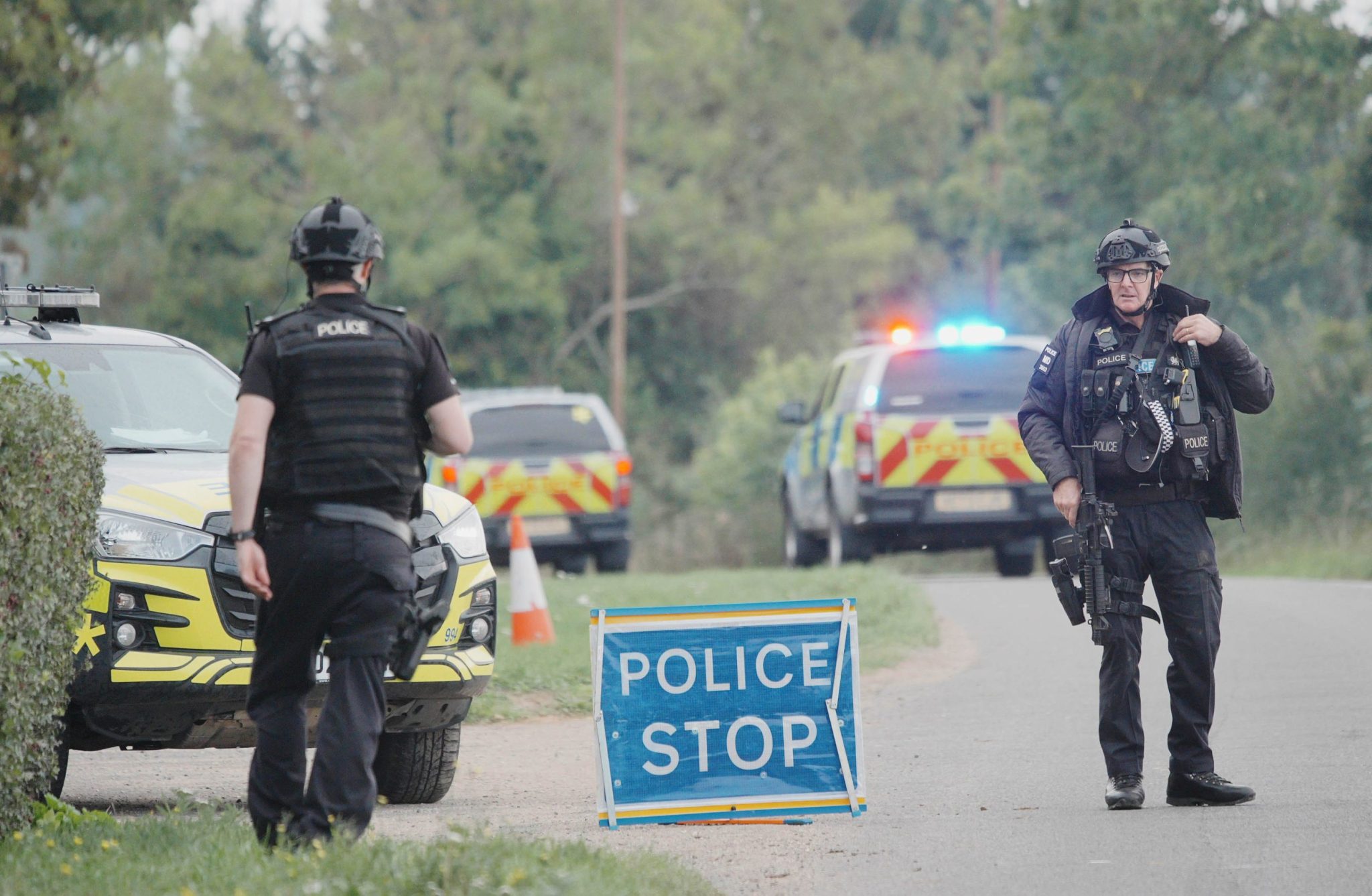 British police arrest five men for allegedly preparing a terrorism attack with explosives on a base used by U.S. bombers for Iran war