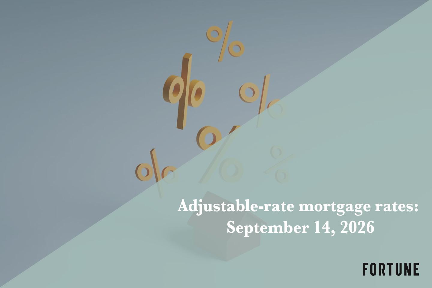 Current ARM mortgage rates report for Sept. 14, 2026