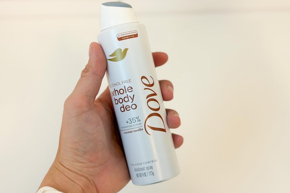 Dove as best deodorant
