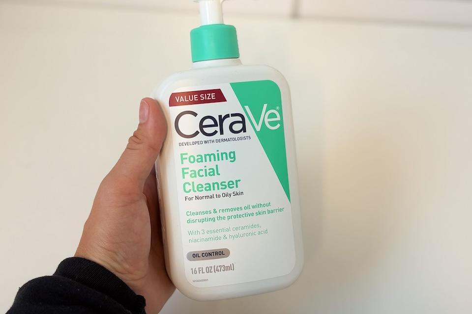 CeraVe as best face wash for sensitive skin