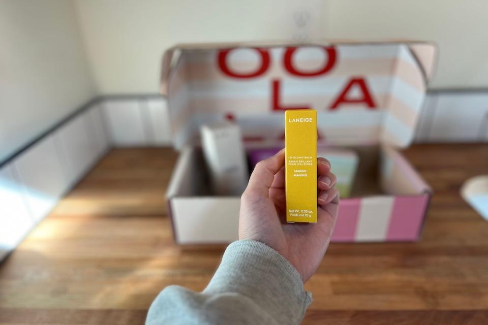 Our tester with FabFitFun