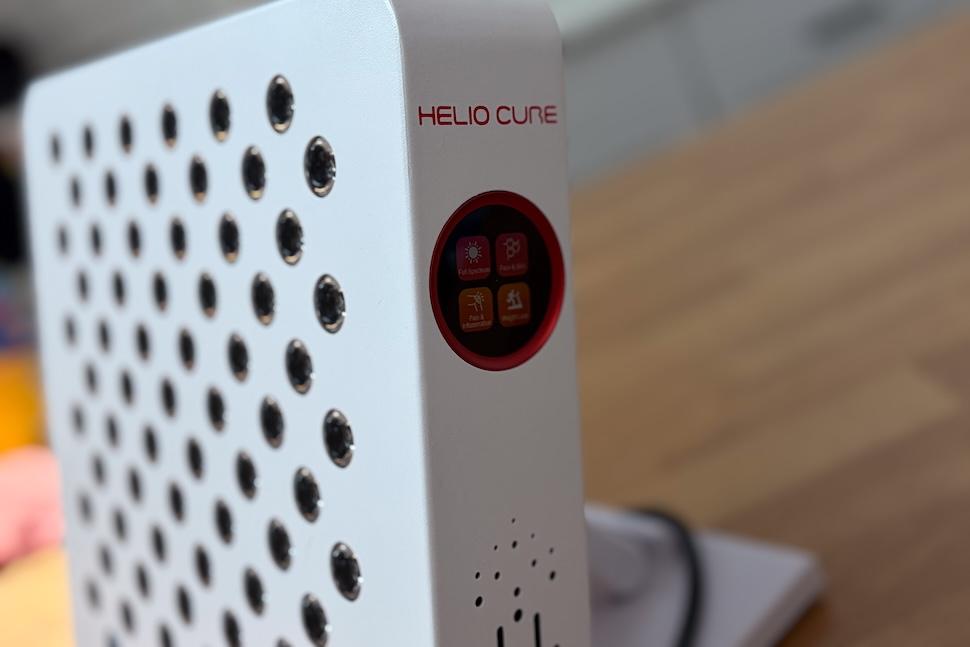 Closeup of the side of the Helio Spark by Helio Cure