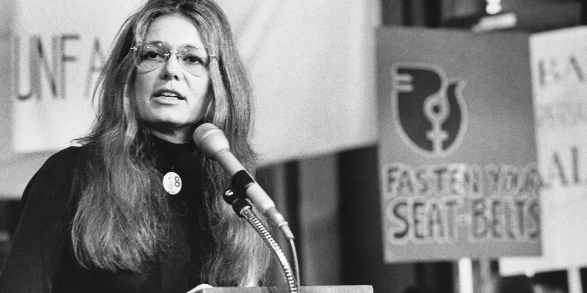 Gloria Steinem opened the door. Now women need a seat at the table.